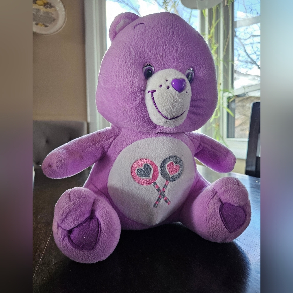Sharing Care Bear, 12" Plushie, Vintage 2003
